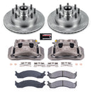 PowerStop OE Stock Replacement Low-Dust Ceramic Brake Pad, Rotor and Caliper Kit