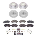 PowerStop Genuine Geomet Coated Rotor and Carbon-Fiber Ceramic Brake Pad Kit