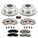 PowerStop OE Stock Replacement Low-Dust Ceramic Brake Pad, Rotor and Caliper Kit