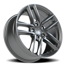 18x8.5 Vision 475V Clutch Gunmetal 5x108 5x4.25 ET38 Wheel Rim