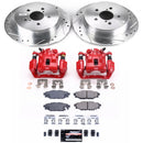 PowerStop Z23 Daily Driver Carbon-Fiber Ceramic Pads Drilled & Slotted Rotor & C