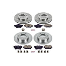 PowerStop OE Stock Replacement Low-Dust Ceramic Brake Pad and Rotor Kit
