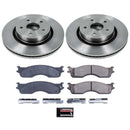 PowerStop OE Stock Replacement Low-Dust Ceramic Brake Pad and Rotor Kit
