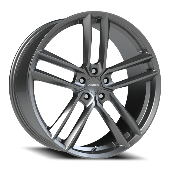 22x9 Vision 475 Clutch Gunmetal Wheel 5x120 ET35 CB72.6