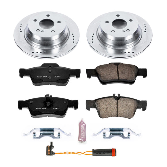 PowerStop Z23 Daily Driver Carbon-Fiber Ceramic Brake Pad and Drilled & Slotted