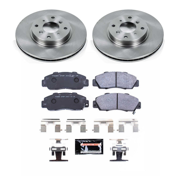 PowerStop Track Day Spec High-Performance Brake Pad and Rotor Kit