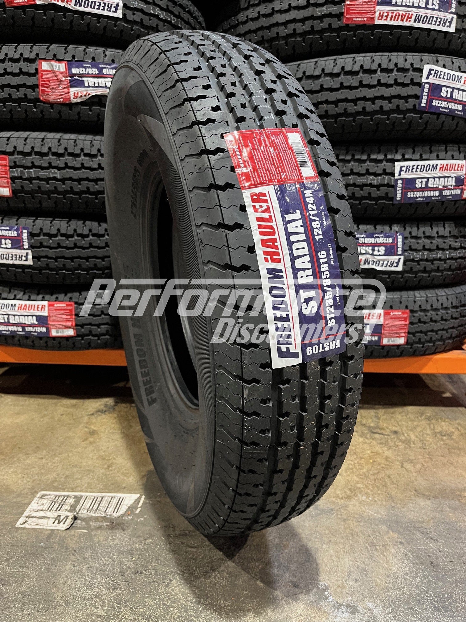 Freedom Hauler ST Radial Trailer Tire 235/85R16 LRF 128L 235/85-16 2358516