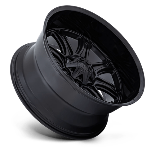 20X9 Fuel 1PC Darkstar Matte Black W/ Gloss Black Lip Blank ET1 Wheel Rim