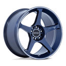 18X10.5 Motegi MR159 Battle V Obsidian Blue 5x120 ET35 Wheel Rim