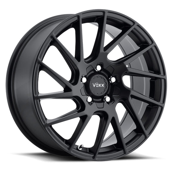 17x7.5 Voxx Falco Matte Black 5x100 ET40 CB73.1 Wheel Rim