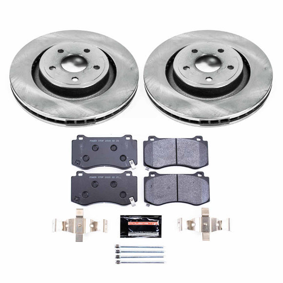 PowerStop Track Day High-Performance Brake Pad and Rotor Kit