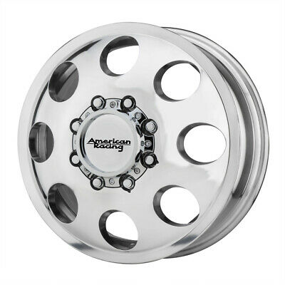 17X6 American Racing AR204 BAJA DUALLY POLISHED 8X165.1 ET111 wheel/rim