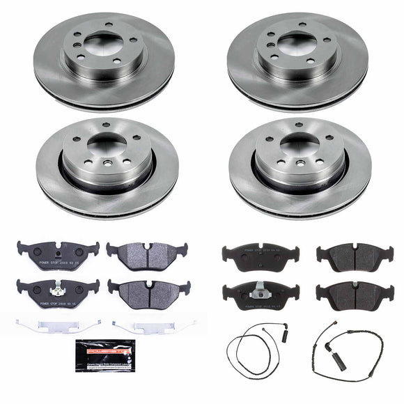PowerStop Track Day Spec High-Performance Brake Pad and Rotor Kit
