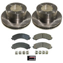 PowerStop OE Stock Replacement Low-Dust Ceramic Brake Pad and Rotor Kit