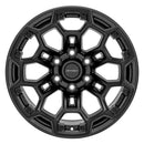 18x9 Defiant DF03 Satin Black and Charcoal 6x139.7 6x5.5 ET-12 Wheel Rim