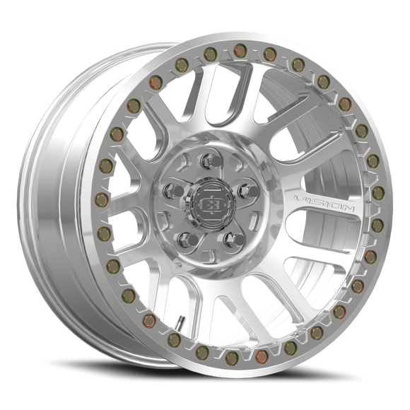 18X9 Vision 111 Nemesis Polished Wheel 5x127 5x5 ET-12 CB83