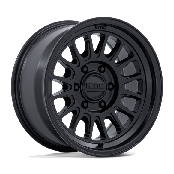 17x8.5 KMC KM733 Impact FFT Matte Black 6x120 ET25 CB66.9 Wheel Rim