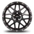 20x9 Mudder Trucker MT859 Mutiny Satin Black 5x127 5x5 ET0 Wheel Rim-2