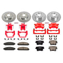 PowerStop Z23 Daily Driver Carbon-Fiber Ceramic Pads Drilled & Slotted Rotor & C