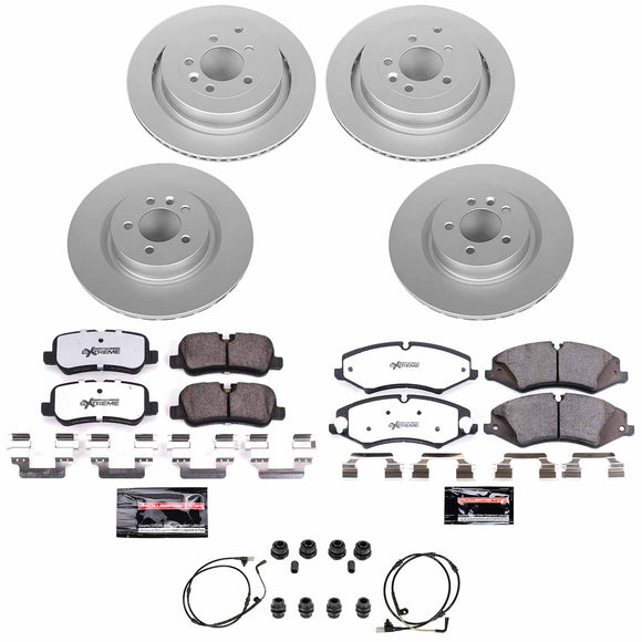 Z36 Truck & Tow Premium Carbon-Fiber Ceramic Brake Pad and Fully Coated Rotor Ki