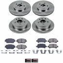 PowerStop OE Stock Replacement Low-Dust Ceramic Brake Pad and Rotor Kit