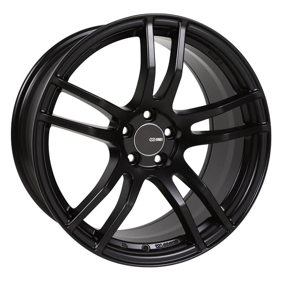 18X8 Enkei TX5 Wheel/Rim Matte Black 5X108 ET45 5-108 18-8
