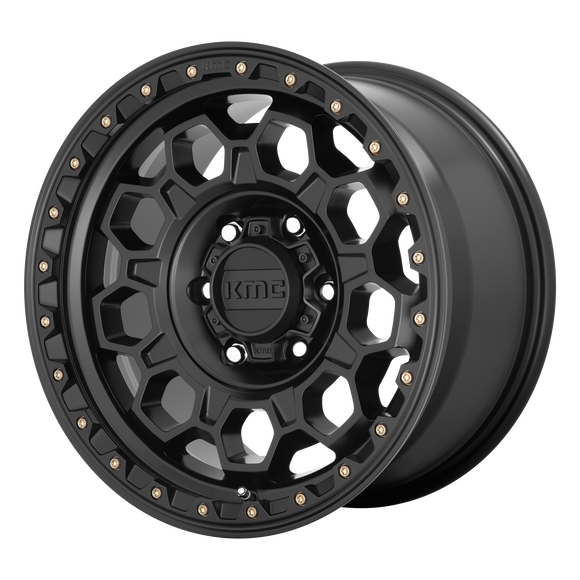 17X8 KMC KM545 TREK Satin Black 5X114.3 ET35 wheel/rim