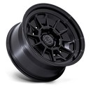 17x8.5 Black Rhino BR021 Mondo Matte Black Gloss Black Lip 6x139.7 ET-10 Wheel