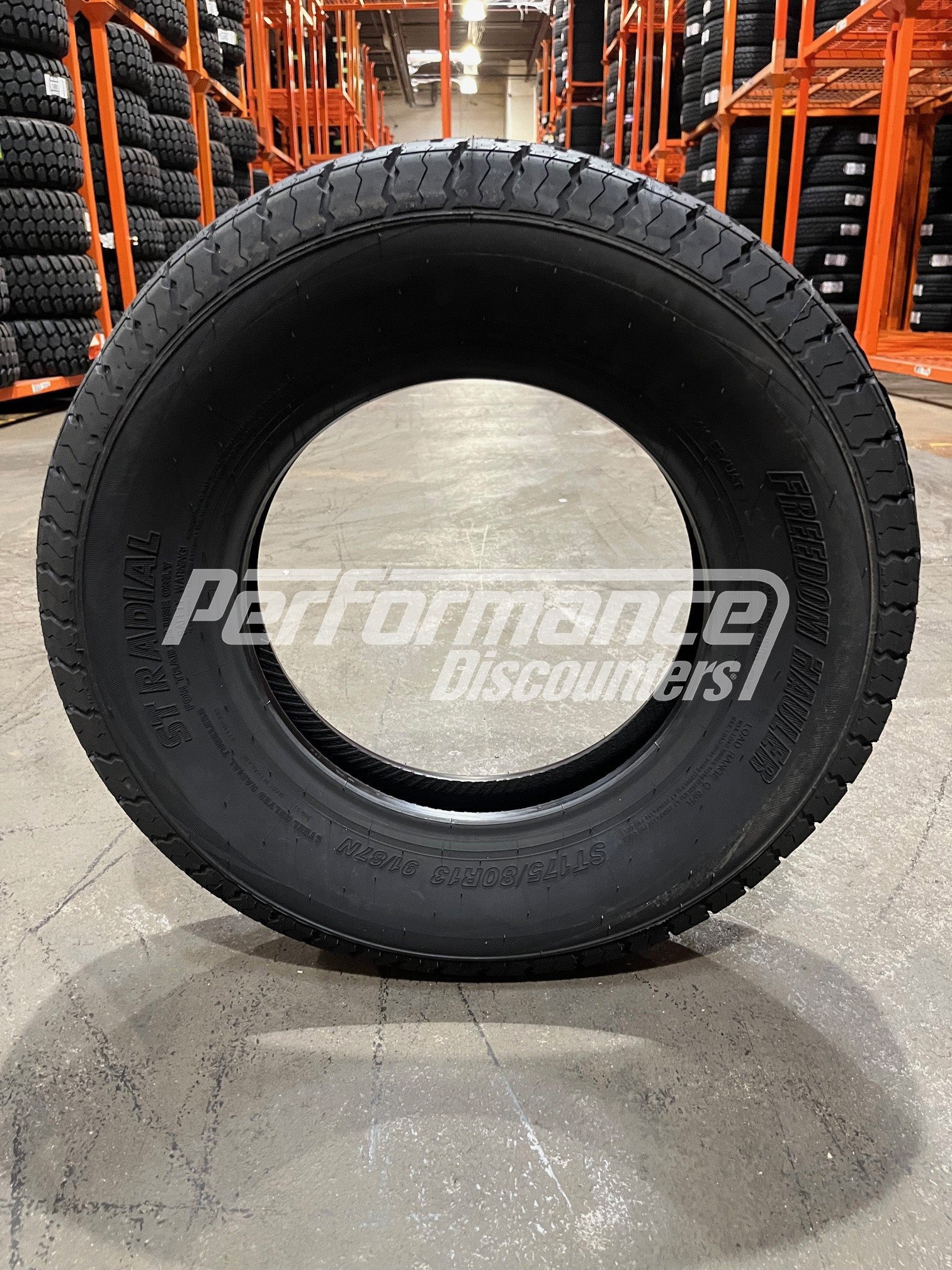 Freedom Hauler ST Radial Trailer Tire(s) 175/80R13 LRC 91L 175/80-13 1758013