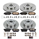 PowerStop OE Stock Replacement Low-Dust Ceramic Brake Pad and Rotor Kit
