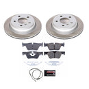 PowerStop Semi-Coated Rotor and Low-Dust Ceramic Brake Pad Kit
