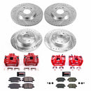PowerStop Z23 Daily Driver Carbon-Fiber Ceramic Pads Drilled & Slotted Rotor & C