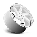 20X10.5 Niche M257 FLASH Gloss White With Black 5X112 ET40 wheel/rim