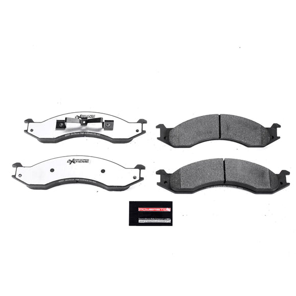 PowerStop Z36 Truck And Tow Carbon-Fiber Ceramic Brake Pads With Hardware