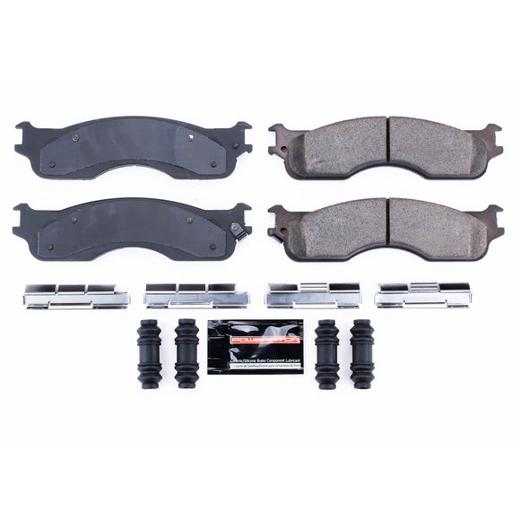 PowerStop Z23 Evolution Sport Carbon-Fiber Brake Pads With Hardware