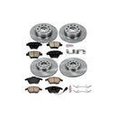 PowerStop OE Stock Replacement Low-Dust Ceramic Brake Pad and Rotor Kit