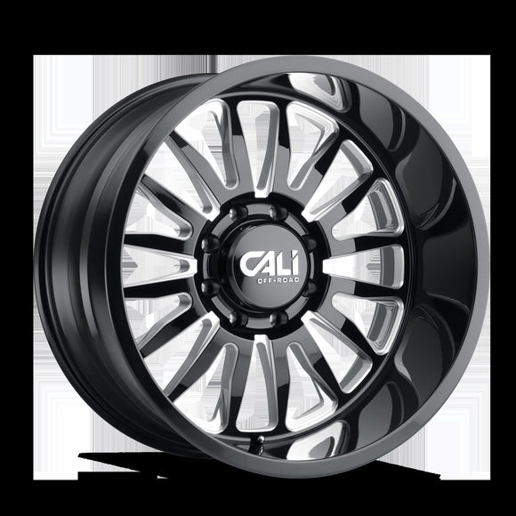 26x14 Cali Off-Road Summit Gloss Black Milled 6x135 ET-76 CB87.1 Wheel Rim