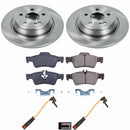 PowerStop OE Stock Replacement Low-Dust Ceramic Brake Pad and Rotor Kit