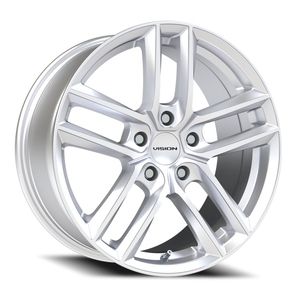 18x8.5 Vision 475V Clutch Hyper Silver 5x112 ET38 Wheel Rim