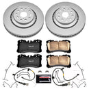 PowerStop Genuine Geomet Coated Rotor and Low-Dust Ceramic Brake Pad Kit