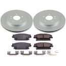 PowerStop Genuine Geomet Coated Rotor and Low-Dust Ceramic Brake Pad Kit