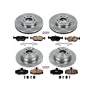 PowerStop OE Stock Replacement Low-Dust Ceramic Brake Pad and Rotor Kit