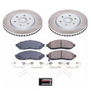 PowerStop Semi-Coated Rotor and Low-Dust Ceramic Brake Pad Kit