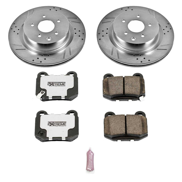 PowerStop Z26 Street Performance Ceramic Brake Pad and Drilled & Slotted Rotor K