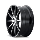 20x8.5 Kraze Cosmos Gloss Black Machined 5x114.3 ET38 CB72.62 Wheel Rim