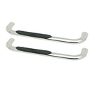 Westin Platinum 4 Oval Nerf Step Bars Polished Polished Stainless Steel 21-1400