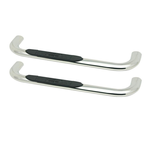 Westin Platinum 4 Oval Nerf Step Bars Polished Polished Stainless Steel 21-1400