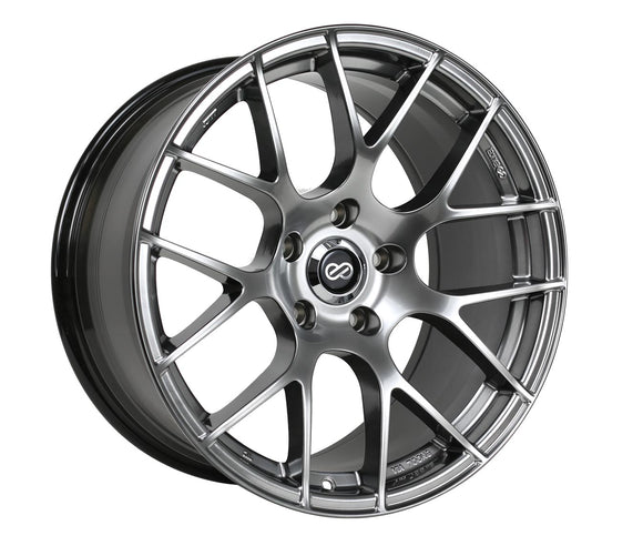 19x8 Enkei Raijin Hyper Silver Wheel/Rim 5x112 5-112 19-8 ET45