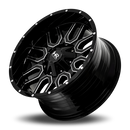 20x10 Hardrock Commander Gloss Black Milled 6x135/139.7 ET-19 wheel/rim-4