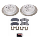PowerStop Semi-Coated Rotor and Low-Dust Ceramic Brake Pad Kit